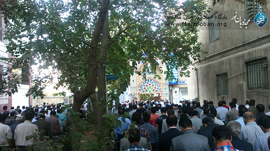 مراسم عید سعید فطر با حضور حضرت آقای مجذوبعلیشاه در حسینیه امیرسلیمانی تهران